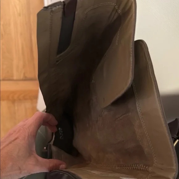 Brown Leather Knee-High Boots - Picture 6 of 7